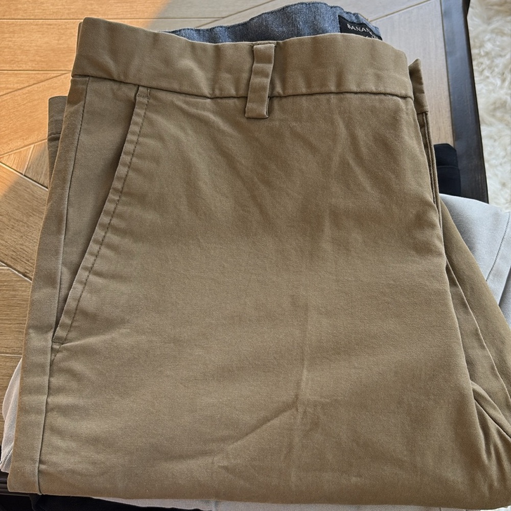 Banana Republic Tan Chino Trousers